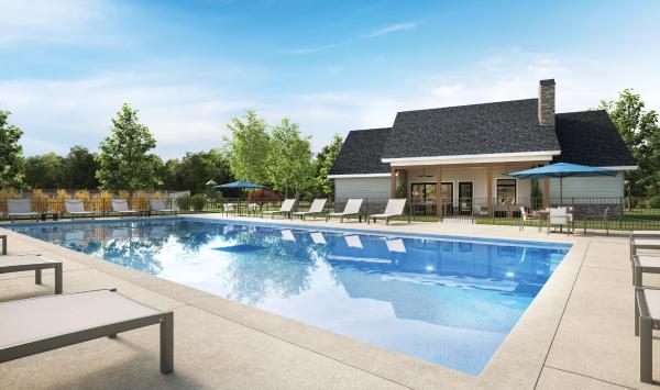 In the summer enjoy the outdoor pool