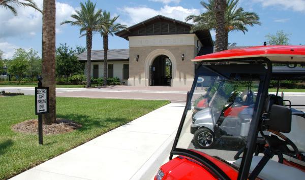 Travel around Nocatee by golf cart