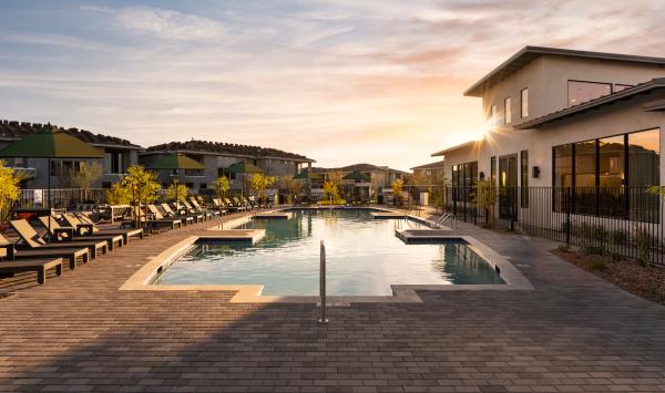 Beautiful pool area
