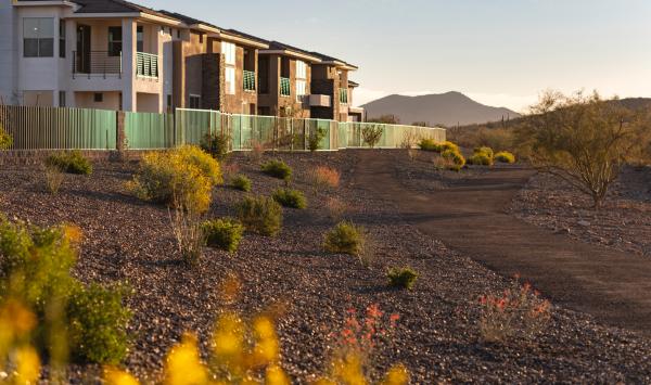 Pathway along Valle Norte community amenities